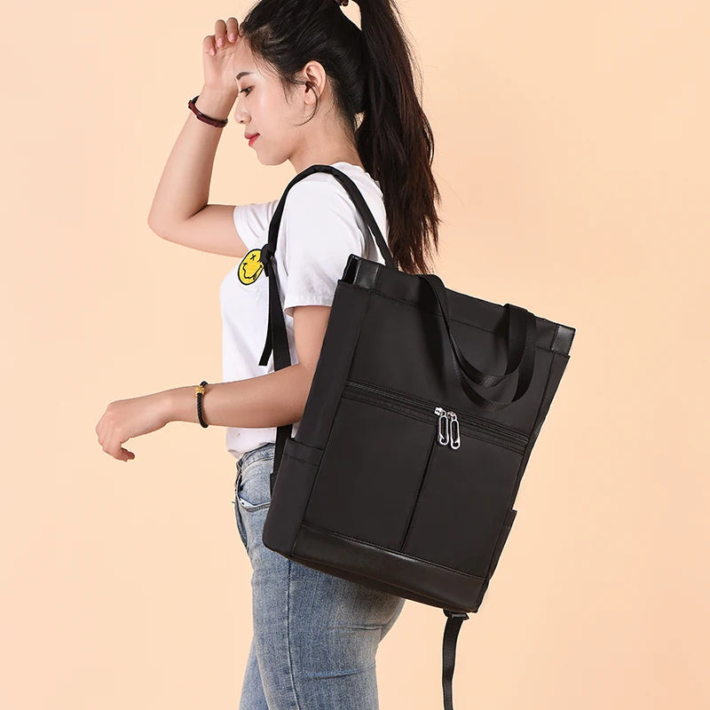 Waterproof Oxford Women Backpack - Fashion Travel Schoolbag For Teenagers