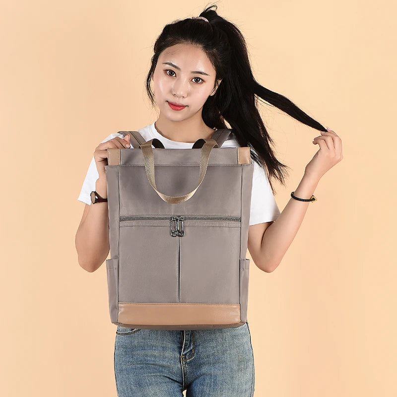 Waterproof Oxford Women Backpack - Fashion Travel Schoolbag For Teenagers