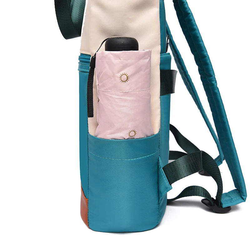 Waterproof Oxford Women Backpack - Fashion Travel Schoolbag For Teenagers