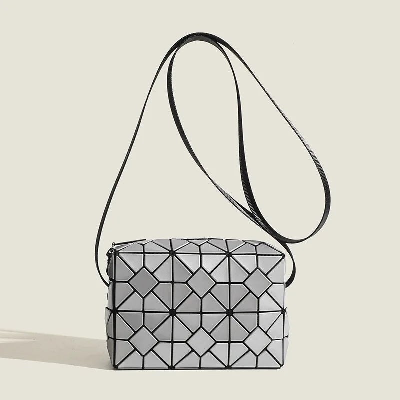Women Geometry Design Shoulder Handbag - Geometric Luxury Crossbody Bag