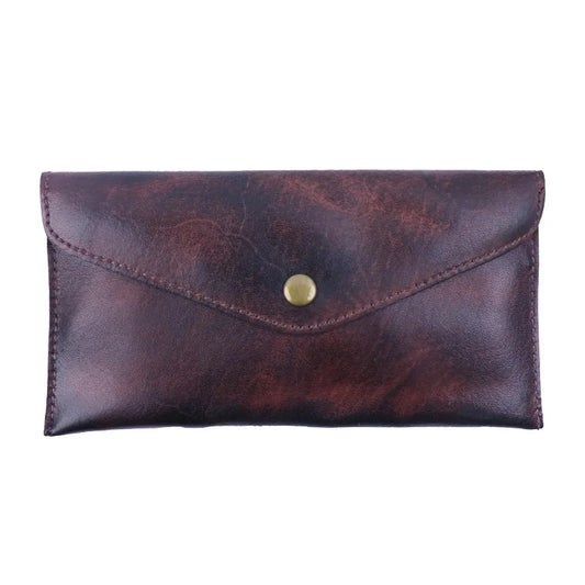 Genuine Leather Men Handmade Wallet - High Quality Retro Handbag
