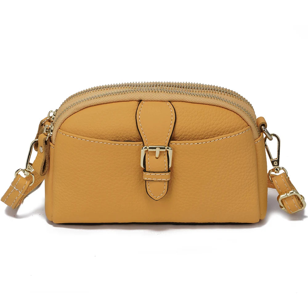 Women’s Leather Wristlet Crossbody Phone Bag