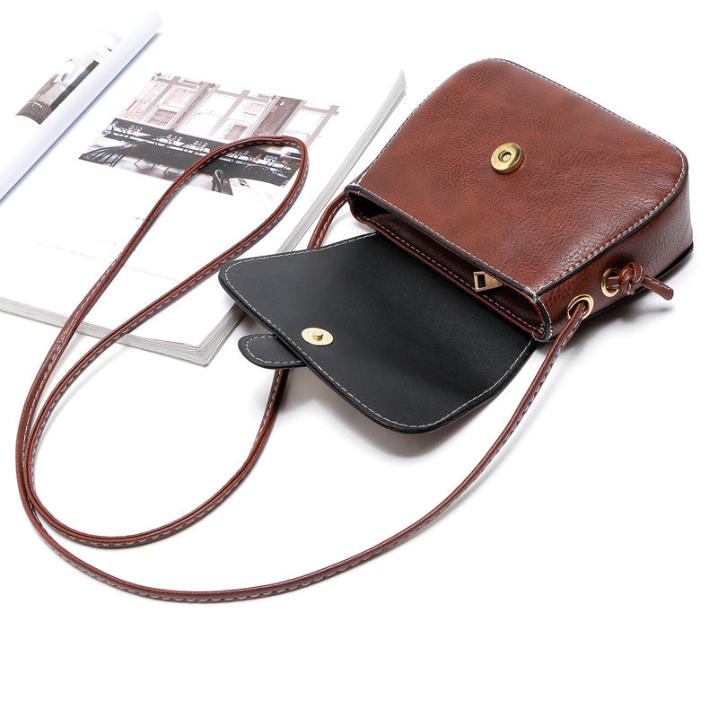 Women Small Vintage Shoulder Bag Messenger Crossbody Bag - Scraften