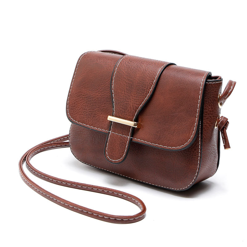 Women Small Vintage Shoulder Bag Messenger Crossbody Bag - Scraften