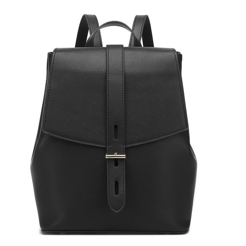 Genuine Leather Women's Backpack Rucksack - Scraften