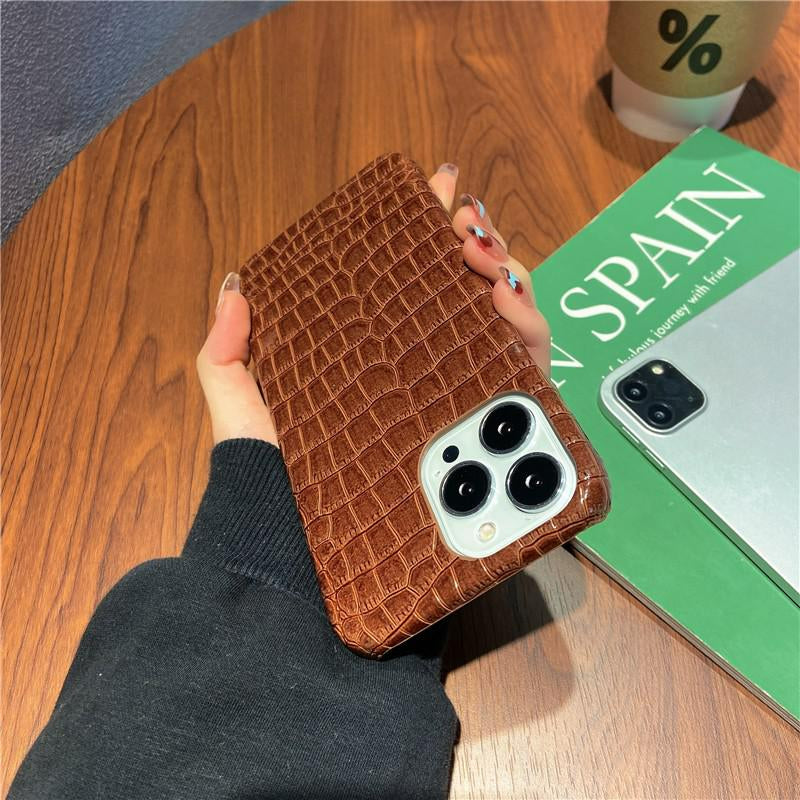 Luxury Glossy Leather Soft Phone Case - Scraften