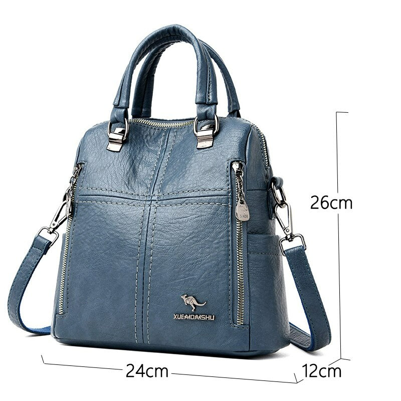 Multifunction Women Shoulder Bag Travel Backpack - Scraften