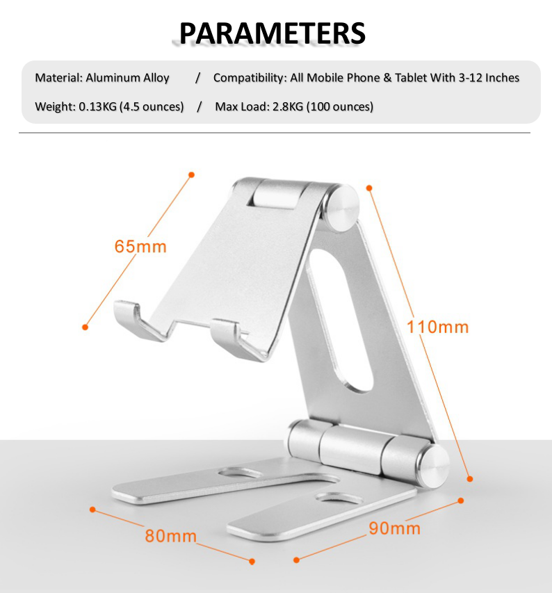Foldable Swivel Mobile Stand - Scraften