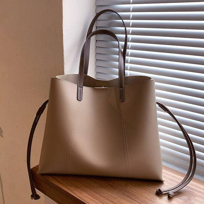 Simple & Fashionable Shoulder Retro Tote Bag - Scraften