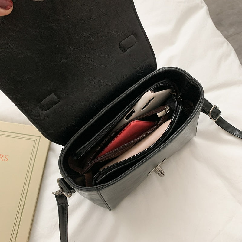 Vintage Small Top-handle Shoulder Bag - Scraften