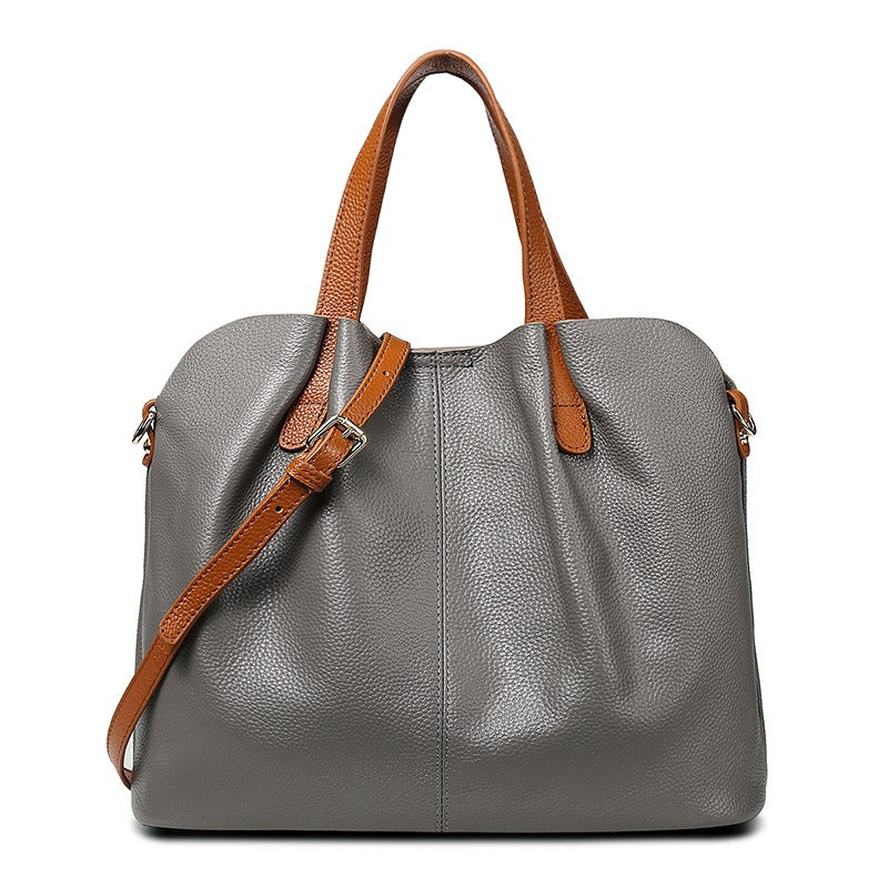 Genuine Leather Women Handbag - Scraften