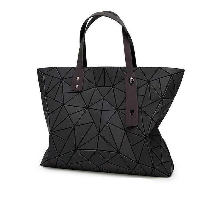 Women's Tote Geometric Quilted Shoulder Bag - Scraften