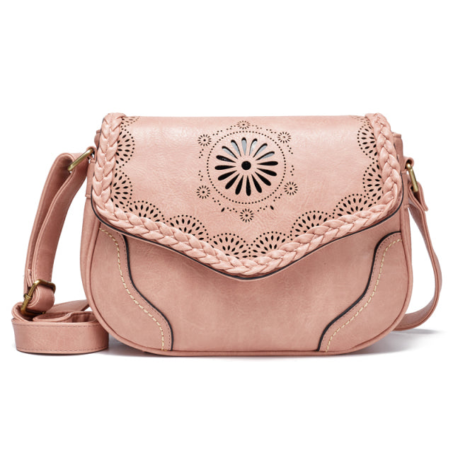 Retro PU Leather Women Handbag