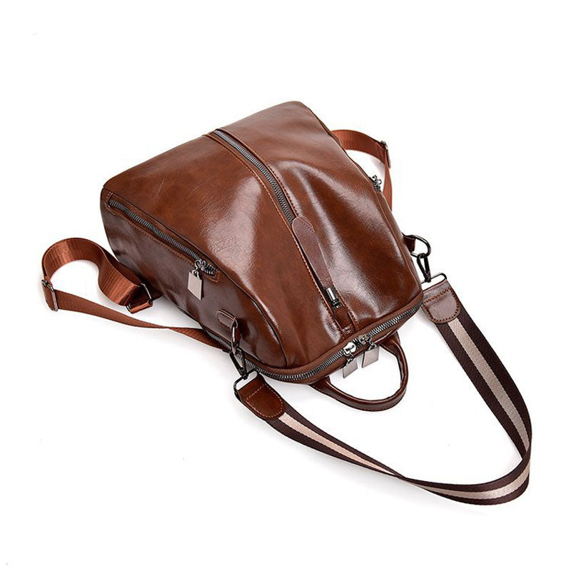 Youth Leather Backpacks for Teenage Girls - Scraften