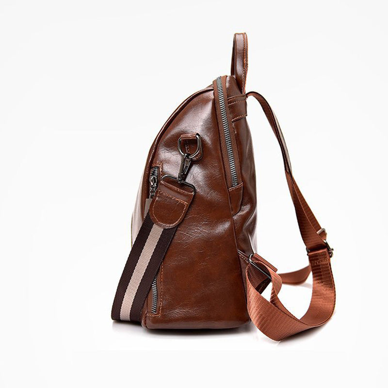 Youth Leather Backpacks for Teenage Girls - Scraften