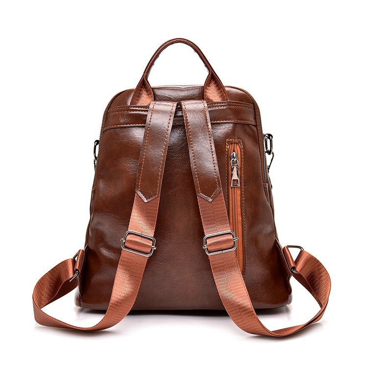 Youth Leather Backpacks for Teenage Girls - Scraften